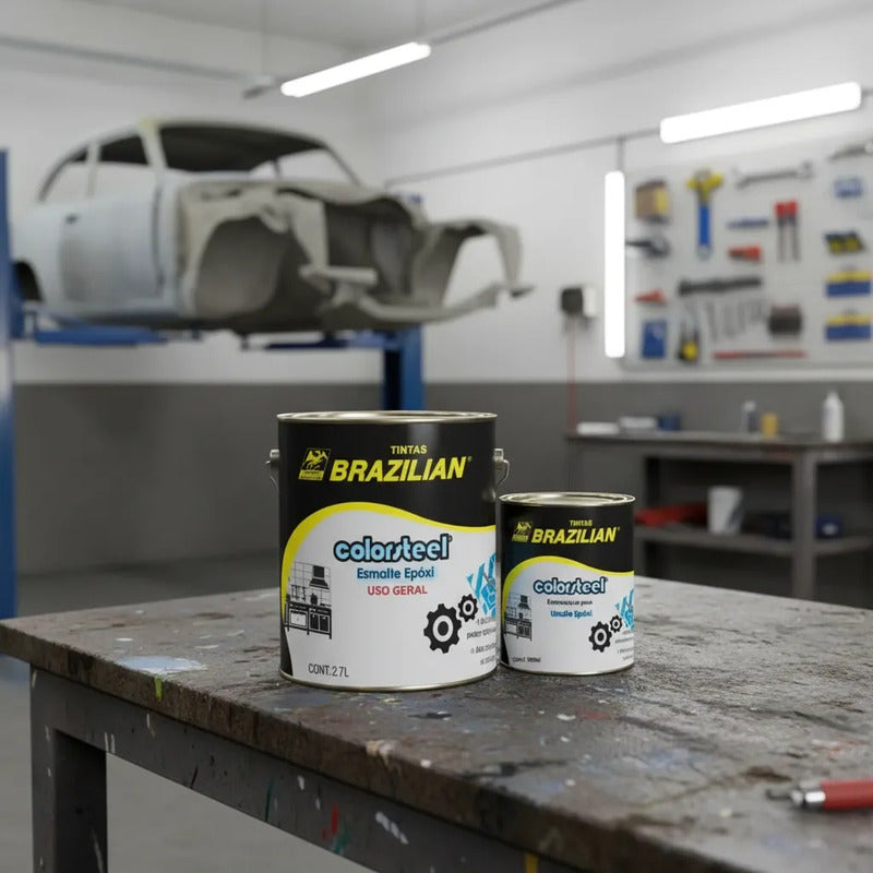 Tinta Epóxi Com Endurecedor Brazilian- 3,6l