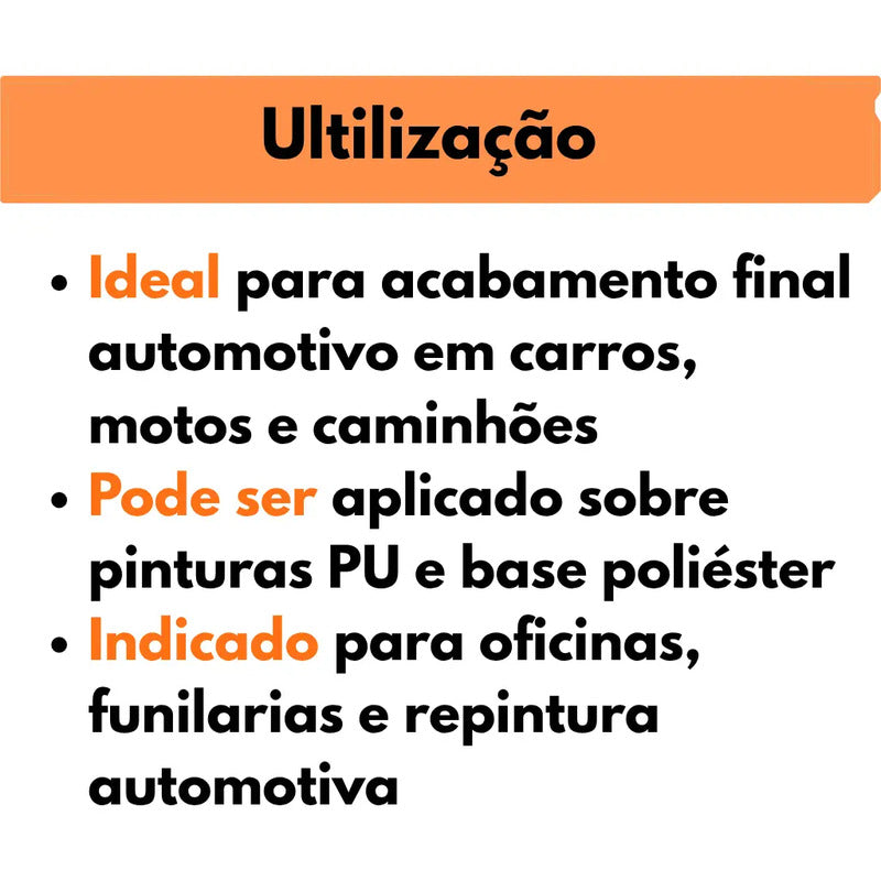 Verniz Pu Automotivo 7700 Brazilian + Catalisador