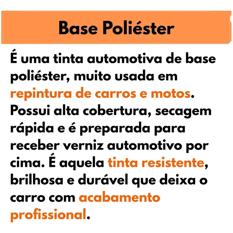 Tinta Automotiva Poliéster Cinza Trend Met. Fiat - 900ml.