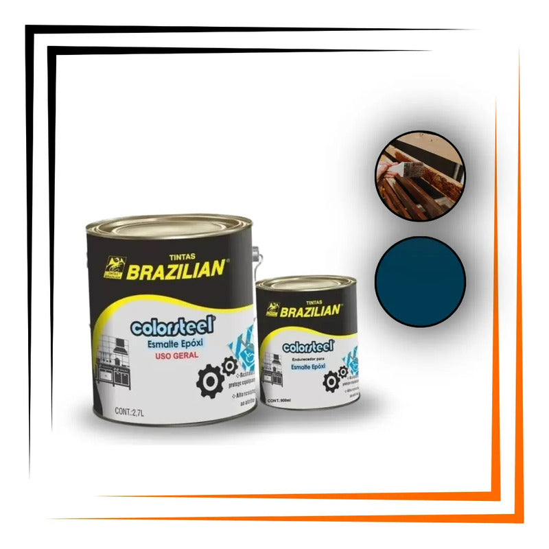 Tinta Epóxi Com Endurecedor Brazilian- 3,6l