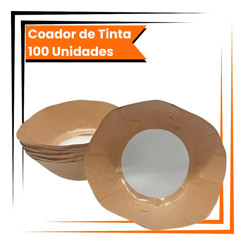 Coador De Tinta Descartável 100 Unidades
