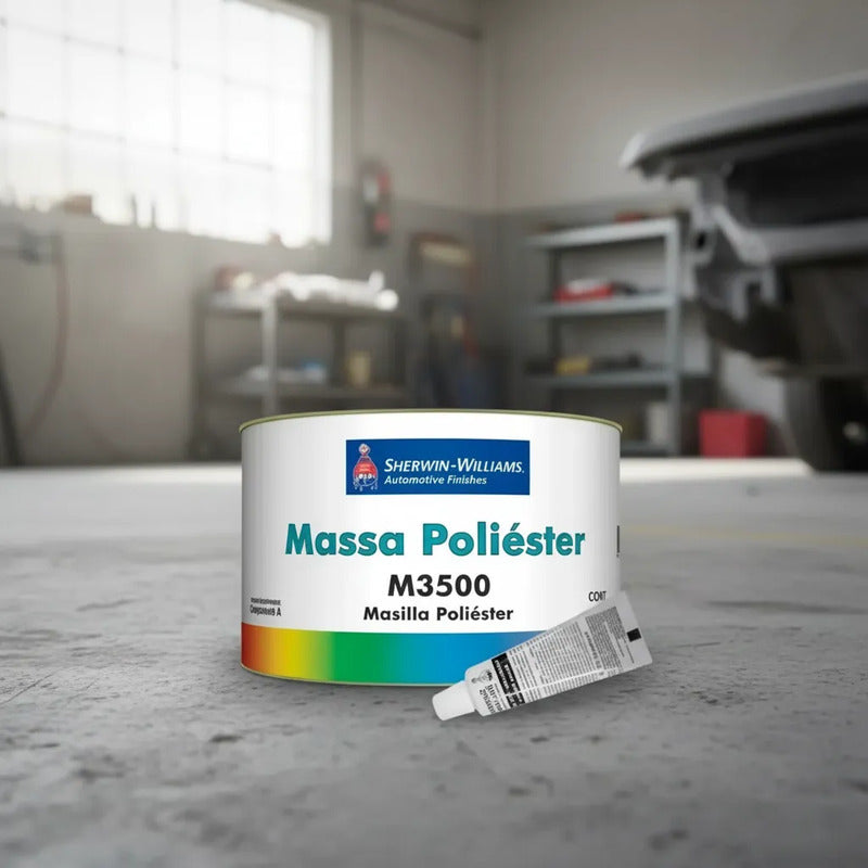 Massa Poliéster Sherwin-williams M3500 750g + Catalisador