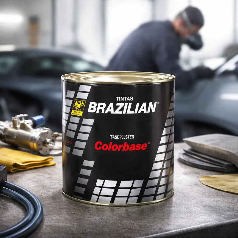 Tinta Automotiva Poliéster Cinza Bluet Met. Gm 07 - 900ml.