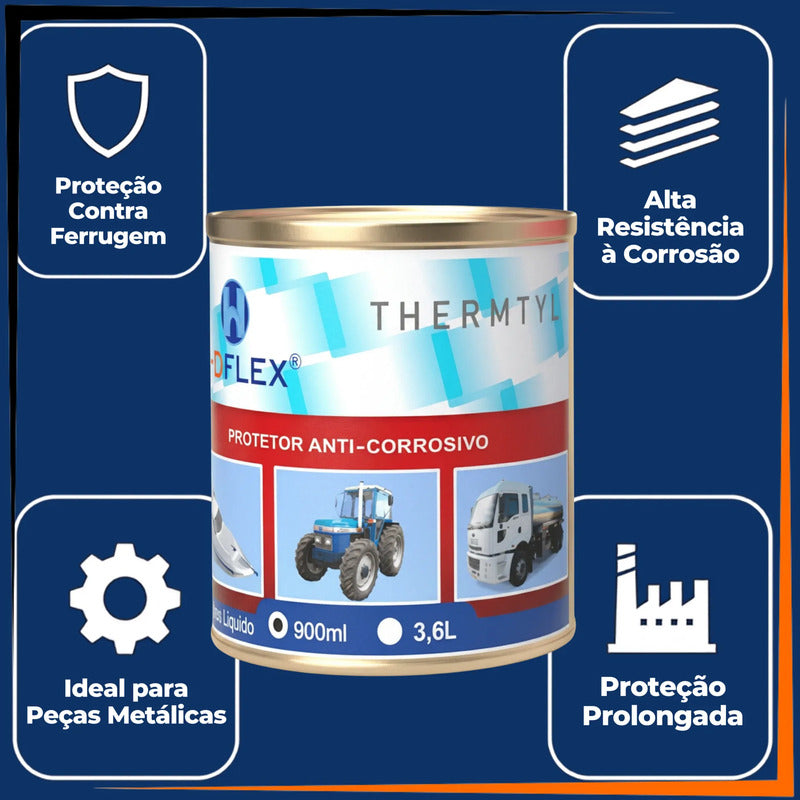 Thermityl Protetor Anticorrosivo Flex 900ml Antiferrugem Incolor