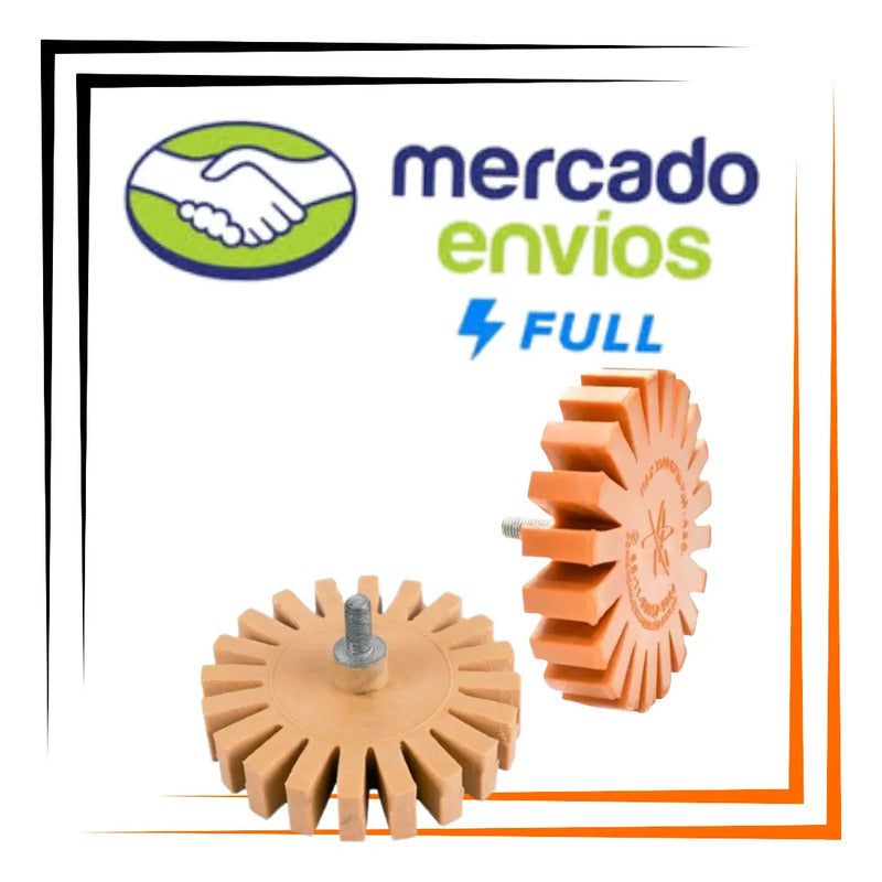 Disco Removedor De Cola E Adesivos Automotivo (ventilado) Marrom-claro