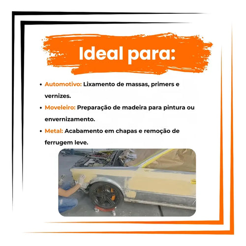 10 Lixas Hookit Norton A275 6 Polegadas - (escolha O Grão) 120