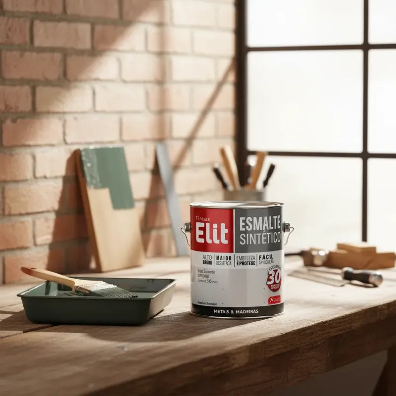Esmalte Elit 3,6l Alta Resistência Brilhante Metais