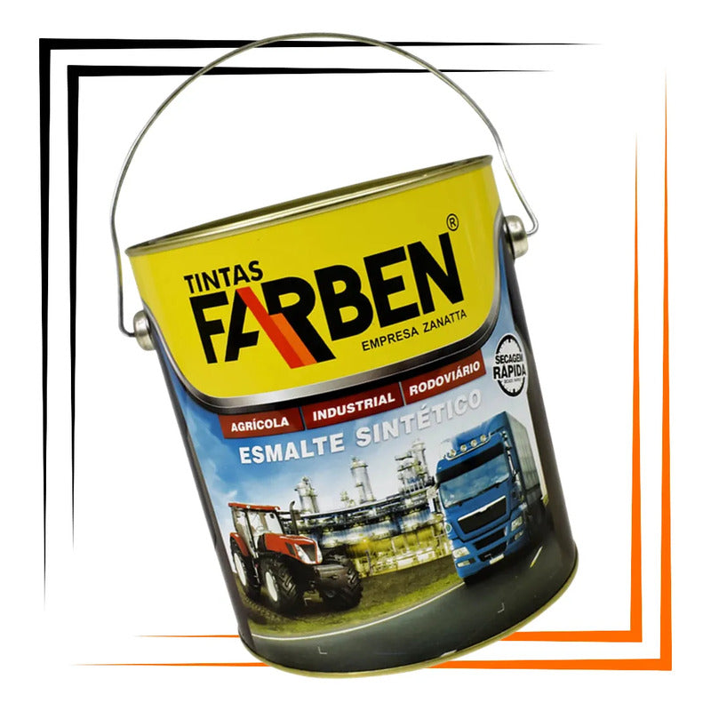 Esmalte Industrial Automotivo 3,6l Farben Varias Cores