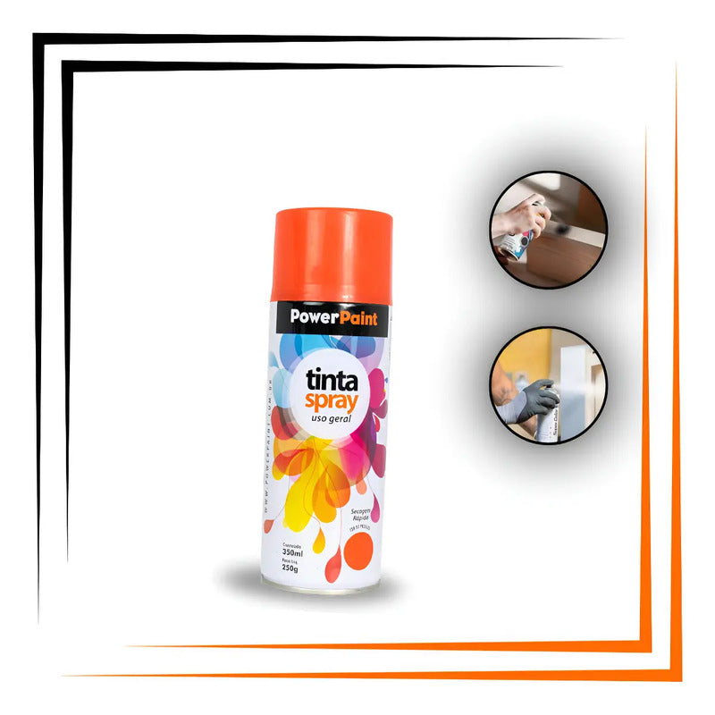 Tinta Spray Uso Geral 350ml Powerpaint