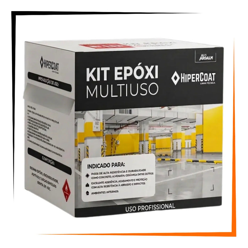 Tinta Epóxi Elit Multiuso 3.6l Kit A+b Alta Resistência Transparente Alta Resistência