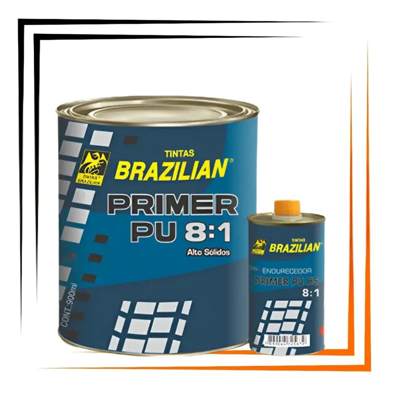 Primer Pu Super Brazilian + Catalisador 900ml Cinza