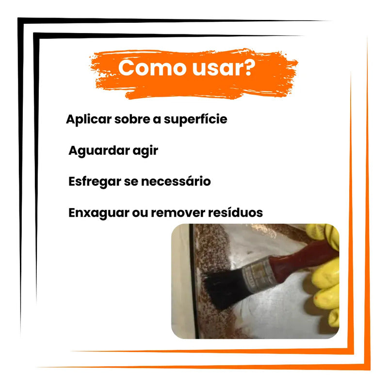 Desoxidante 1l Wanda Remove Ferrugem E Limpa Metais Incolor Incolor