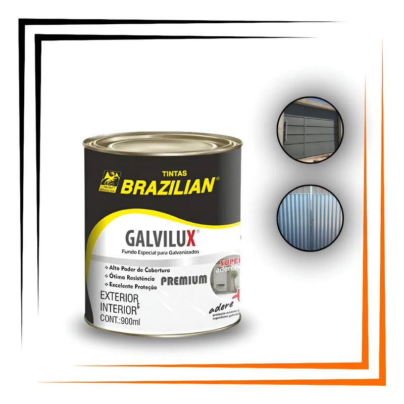 Fundo Galvanizado Galvilux Branco 900ml Brazilian
