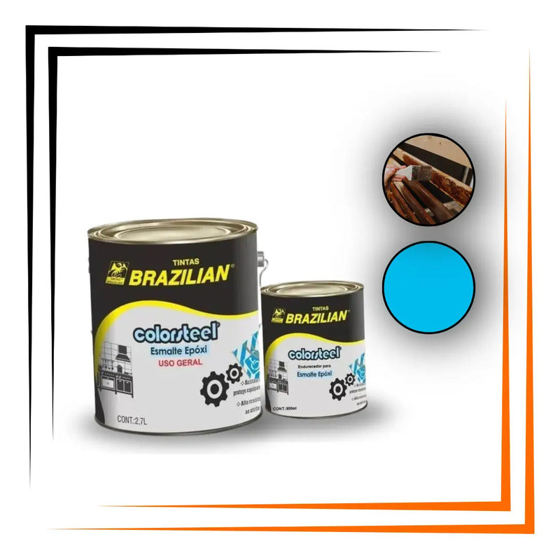 Tinta Epóxi Com Endurecedor Brazilian- 3,6l