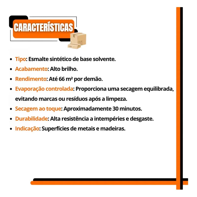 Tinta Esmalte Sintético Elit 3,6l Metais Madeiras Brilho