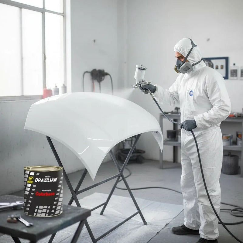 Tinta Automotiva Poliéster Branco Puro Vw 15 - 900ml