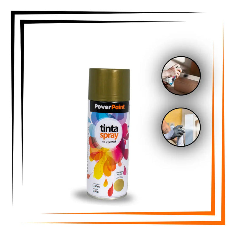 Tinta Spray Uso Geral 350ml Powerpaint