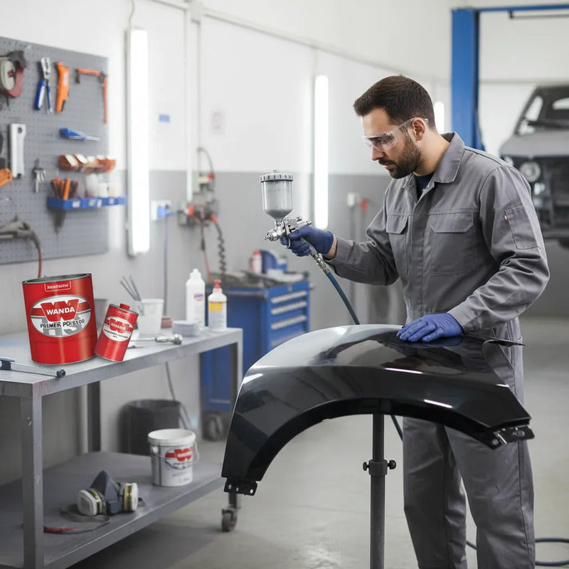 Primer Pu Wanda 5100 Automotivo + Catalisador Profissional