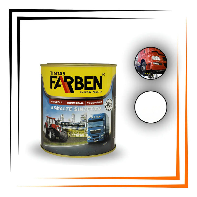 Esmalte Ind Automotivo Branco 900ml Farben