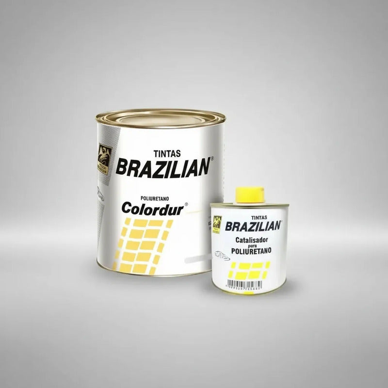 Tinta Pu Preto Ninja Vw 95 675ml + Catalisador Brazilian