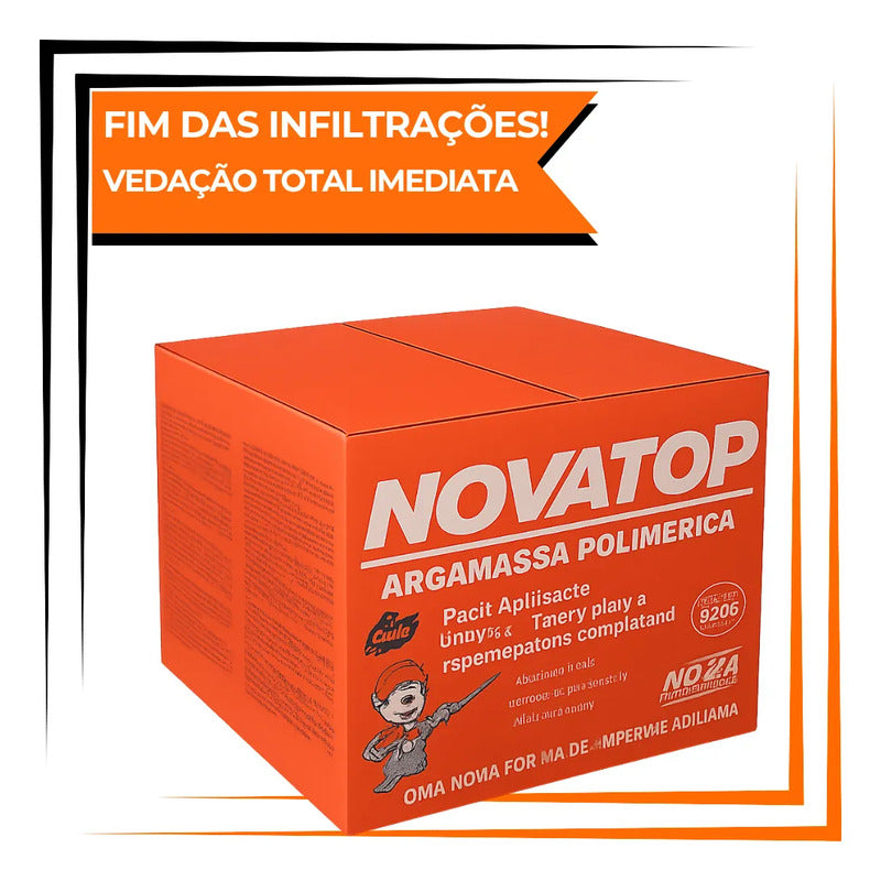 Argamassa Polimérica Impermeabilizante Novatop 18kg