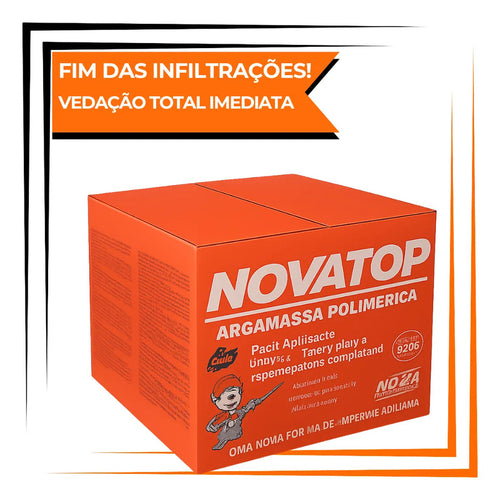 Argamassa Polimérica Impermeabilizante Novatop 18kg