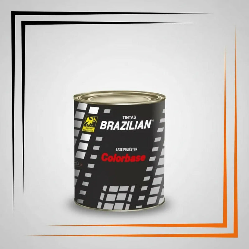 Tinta Automotiva Poliéster Cinza Cromo Perol. Fiat - 900ml.