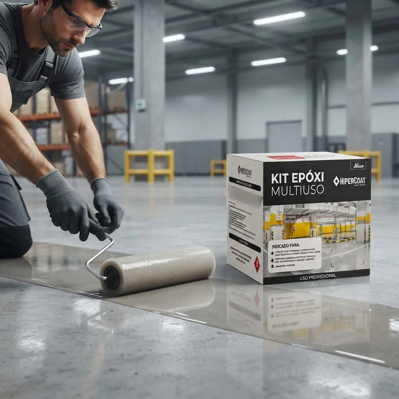 Kit Revestimento Epóxi Elit Multiuso 3,6l Componente A+b Tom Revestimento Yellow