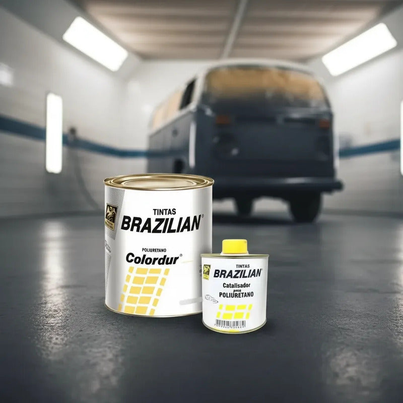 Tinta Pu Bege Ipanema Vw 79 675ml + Catalisador Brazilian