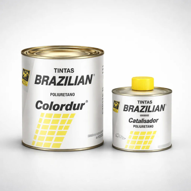 Tinta Pu Cinza Urano Vw 01 675ml + Catalisador Brazilian