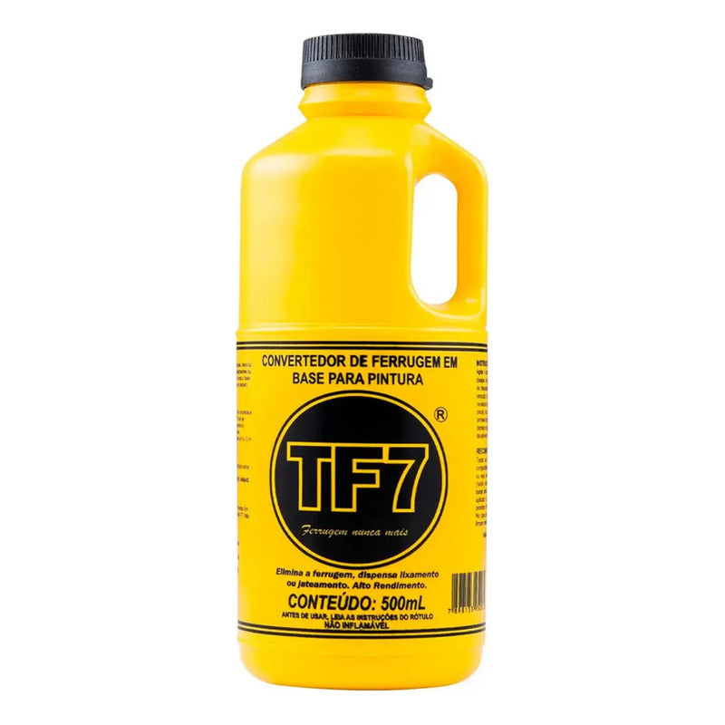 Convertedor De Ferrugem Tf7 500 Ml Neutralizador Ferrugem Amarelo