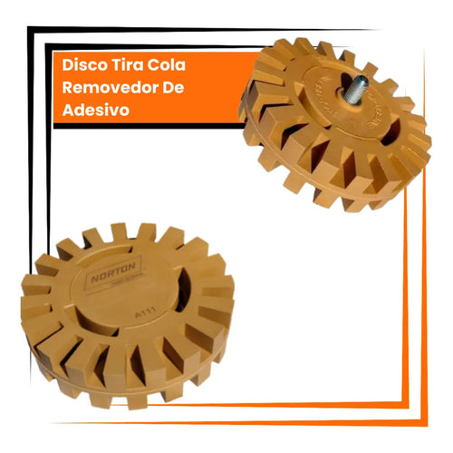 Disco Tira Cola Norton Removedor Adesivo Profissional Caramelo