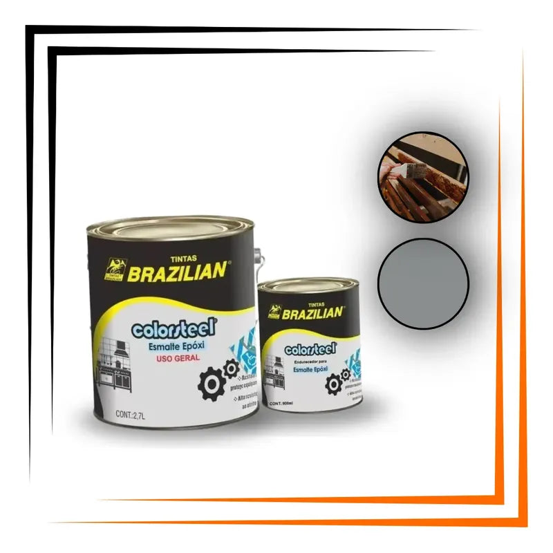 Tinta Epóxi Com Endurecedor Brazilian- 3,6l