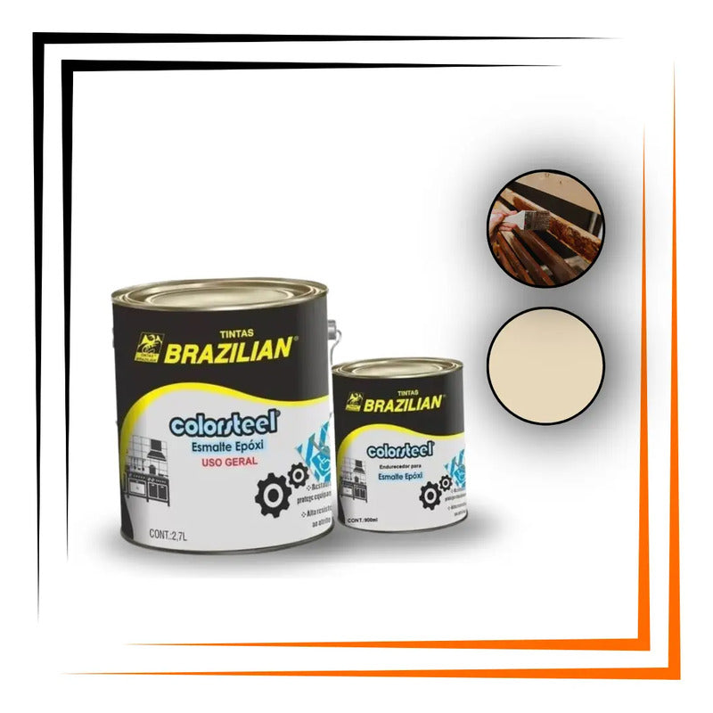 Tinta Epóxi Com Endurecedor Brazilian- 3,6l