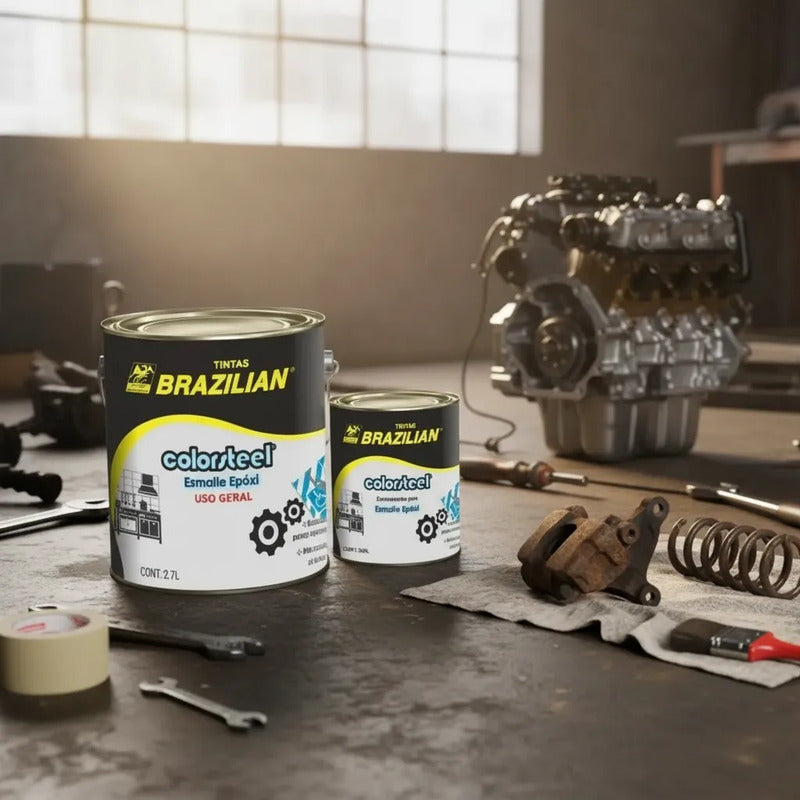 Tinta Epóxi Com Endurecedor Brazilian- 3,6l