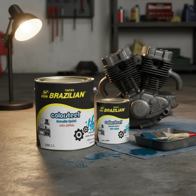 Tinta Epóxi Com Endurecedor Brazilian- 3,6l