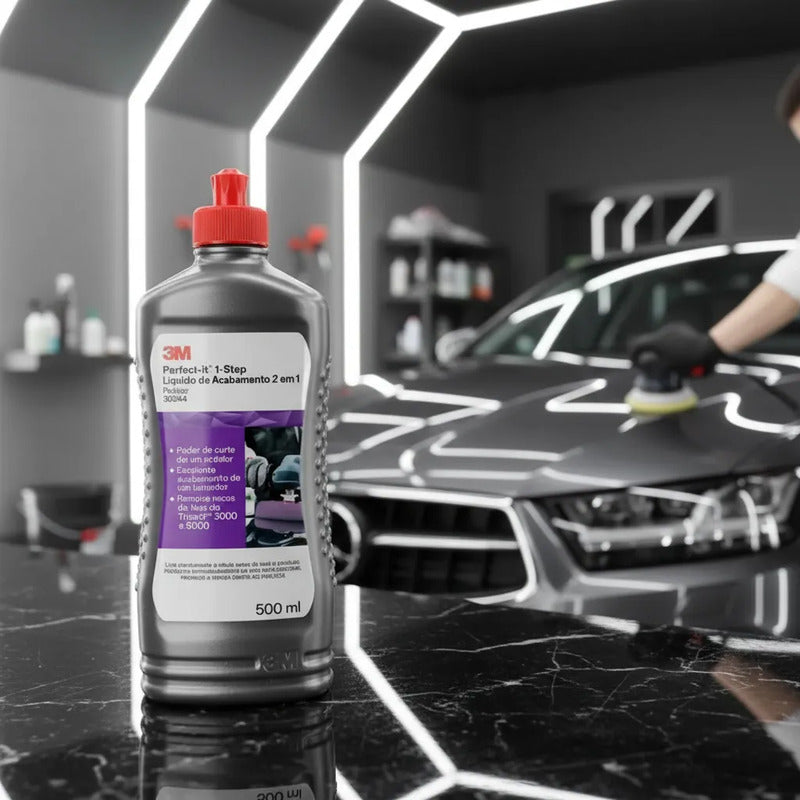 3m Perfect-it Step Liquido Acabamento 2 Em 1 Polidor 500ml