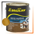 Verniz Marítimo Brilhante Brazilian 3,6l Galão Para Madeira Incolor Brilhante