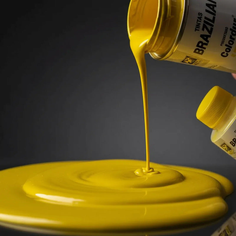 Tinta Pu Amarelo Indianópolis 675ml + Catalisador Brazilian