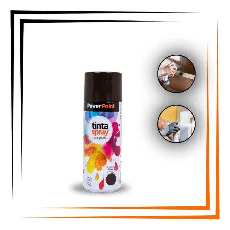 Tinta Spray Uso Geral 350ml Powerpaint