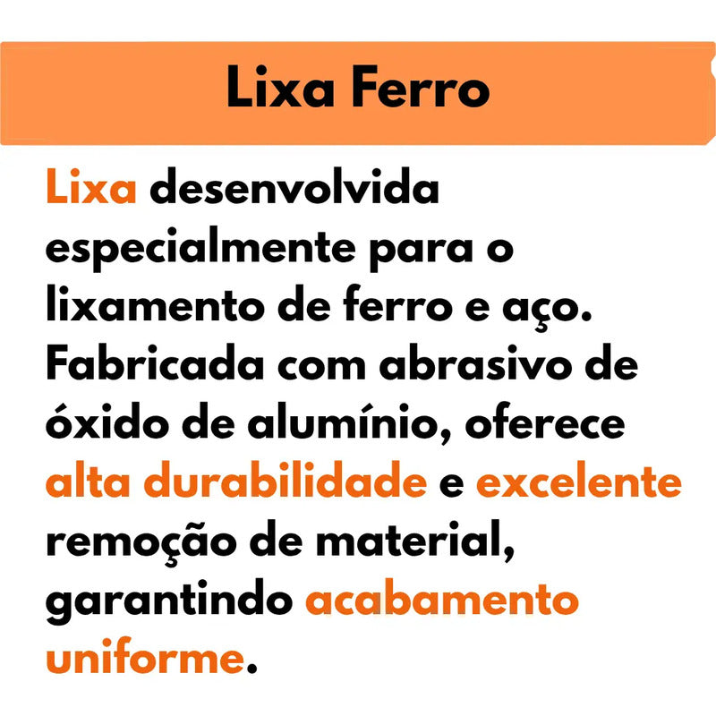 Lixa Para Ferro Norton K246 Vários Grãos - 10 Folhas