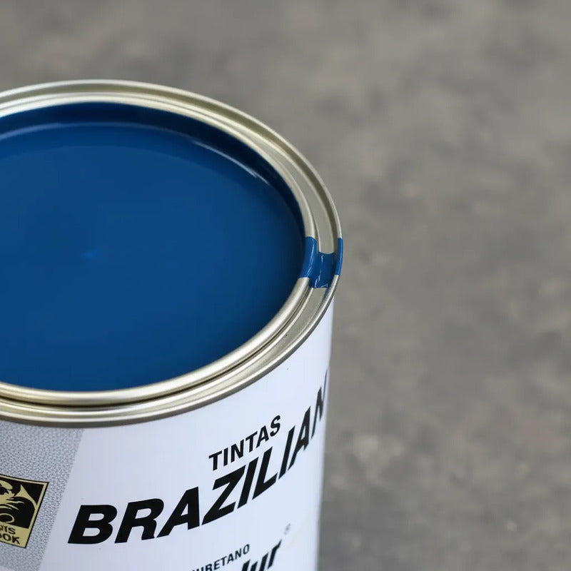 Tinta Pu Azul Buzios 01/04 675ml + Catalisador Brazilian