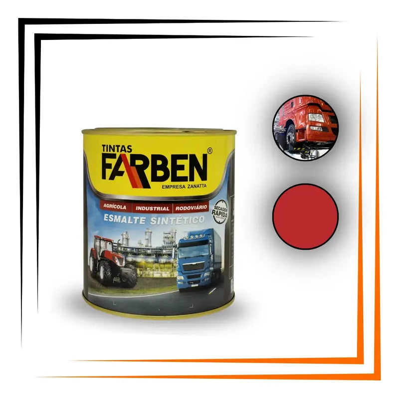 Esmalte Industrial Automotivo 3,6l Farben Varias Cores