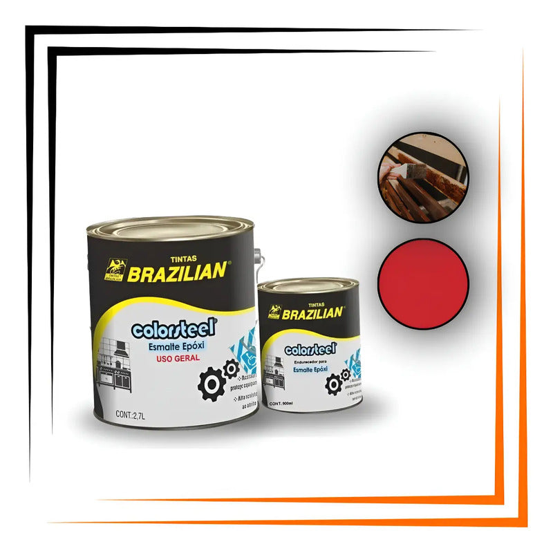 Tinta Epóxi Com Endurecedor Brazilian- 3,6l