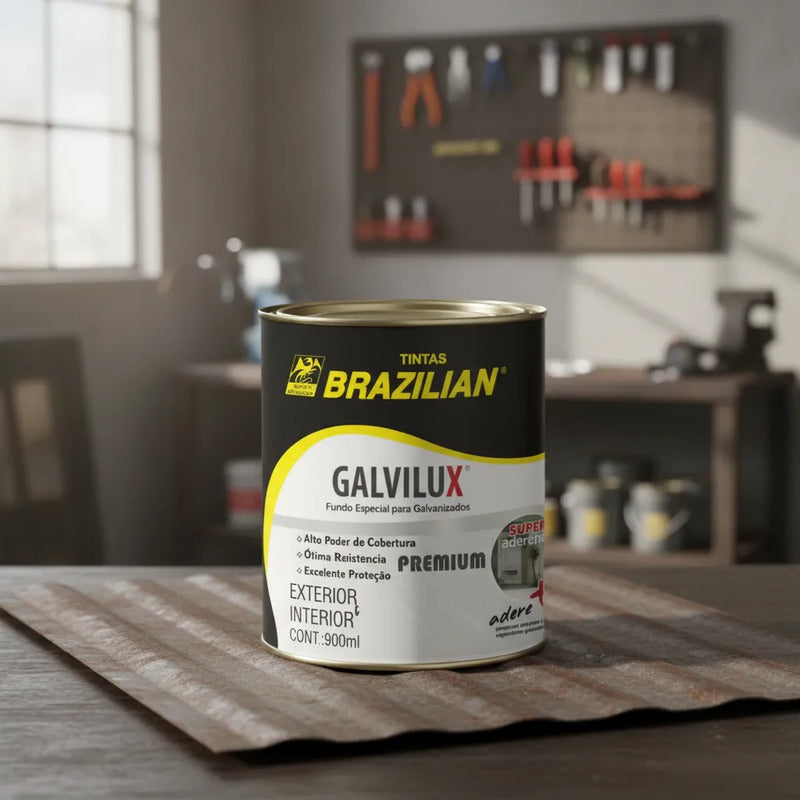 Fundo Galvanizado Galvilux Branco 900ml Brazilian