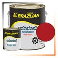 Tinta Epóxi Alta Resistência + Endurecedor 3,6l Kit Profissi Vermelho Bombeiro Brilhante