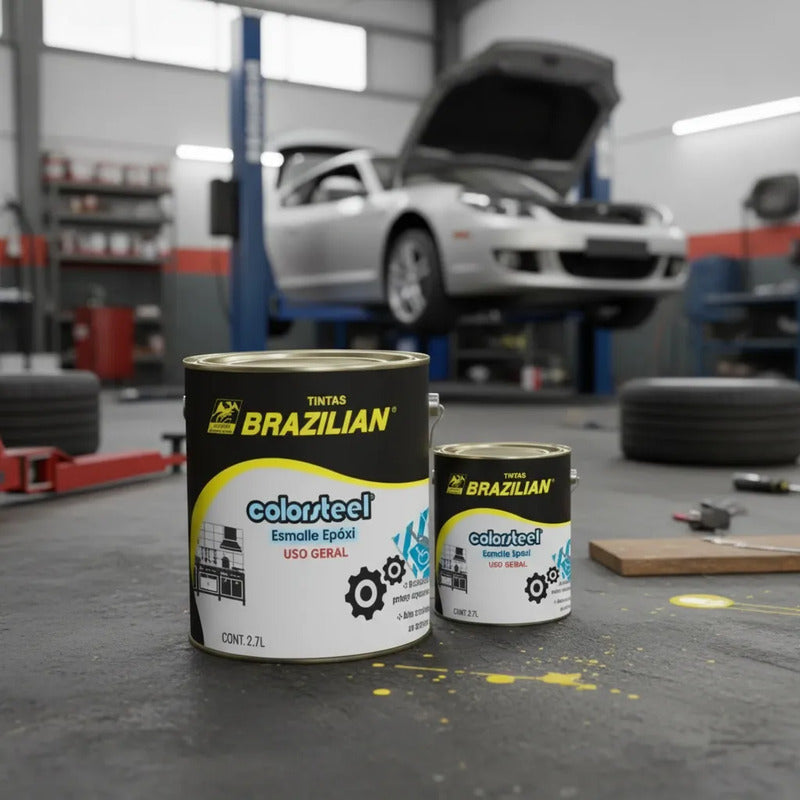 Tinta Epóxi Com Endurecedor Brazilian- 3,6l