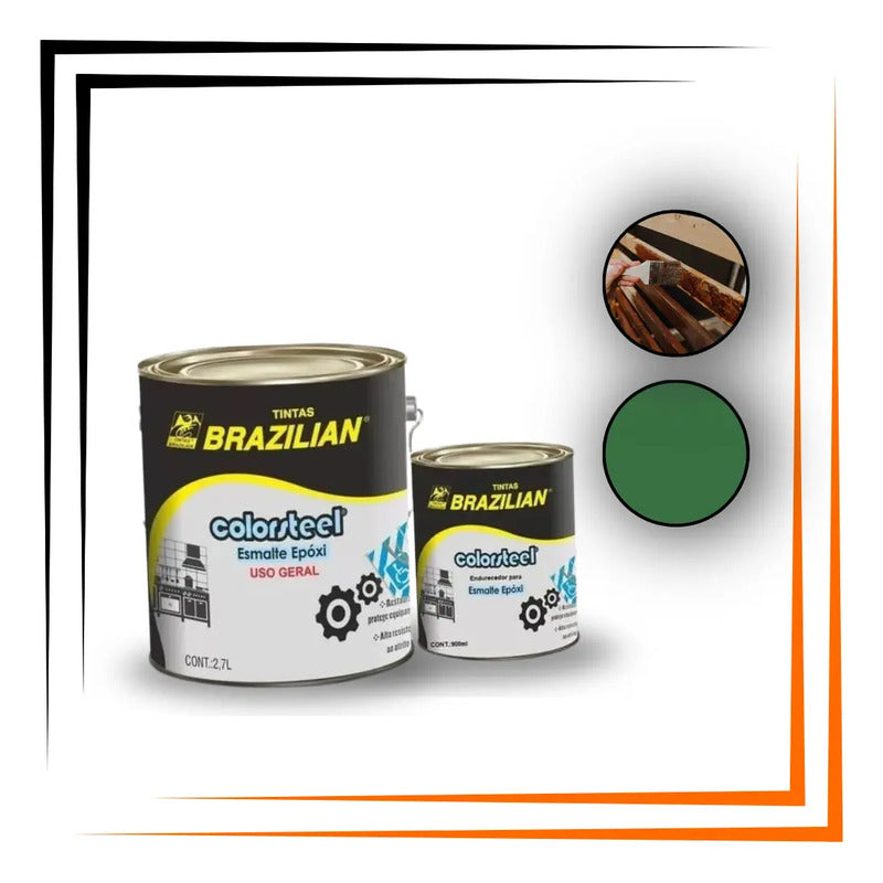 Tinta Epóxi Com Endurecedor Brazilian- 3,6l