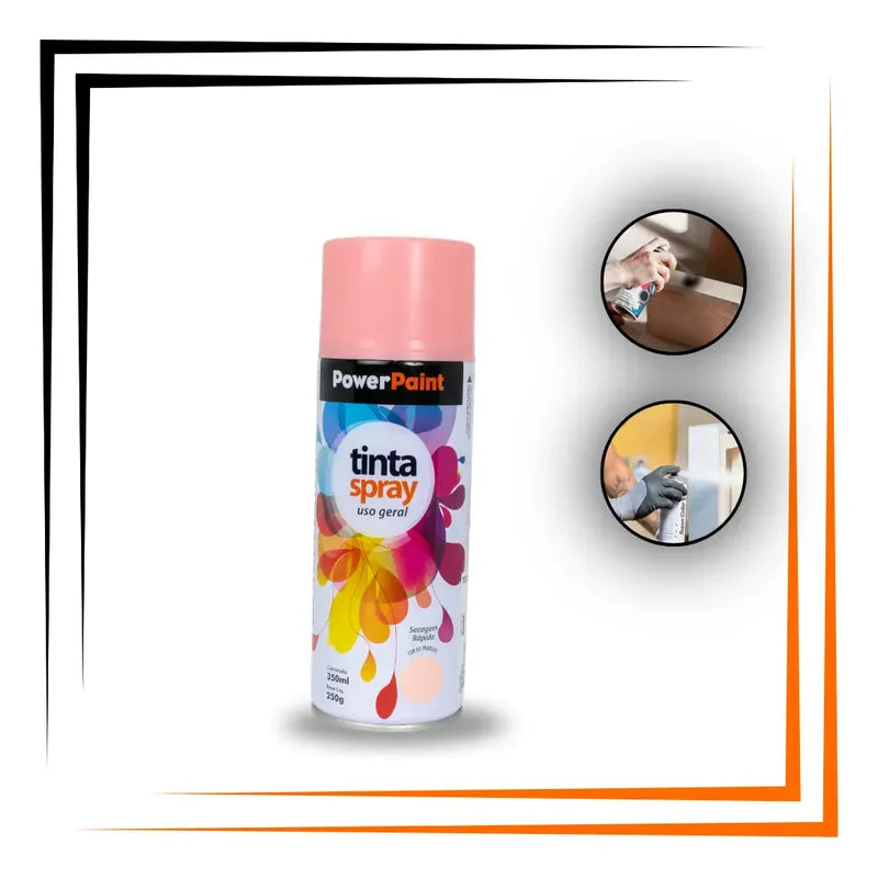 Tinta Spray Uso Geral 350ml Powerpaint