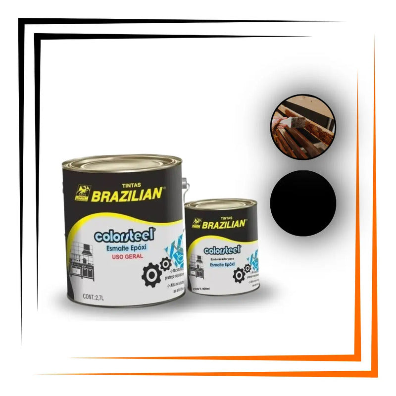Tinta Epóxi Com Endurecedor Brazilian- 3,6l